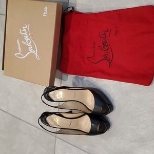 Christian Louboutin Slingback Heels size US 8.5